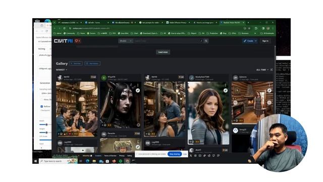 การติดตั้ง Stable diffusion AMD RX570 RAM 4G EP.2 Windows 10 смотреть онлайн