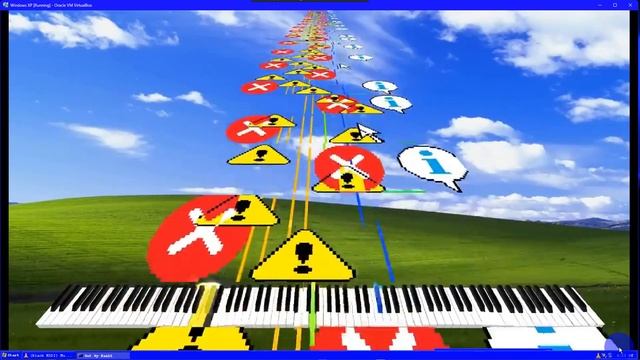 Music using ONLY Sounds from Windows XP & 98 HAS BSOD VM смотреть онлайн