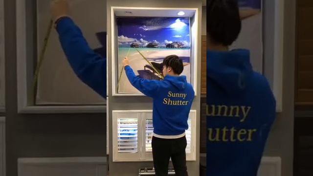 How to measure the window size( Sunny Shutter Inc) смотреть онлайн