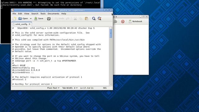 Linux tutorial - Setting up SSH (Secure SHell) смотреть онлайн