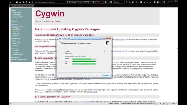 Cygwin Install смотреть онлайн