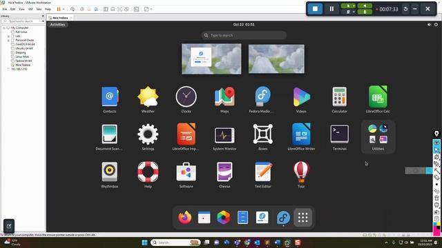 Fedora 38 Installation on VMware Workstation Pro 17 смотреть онлайн