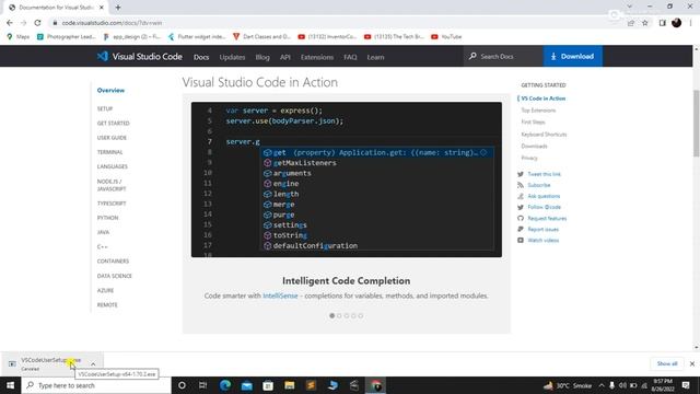 how to install flutter in visual studio code | window 10 in Urdu and Hindi смотреть онлайн
