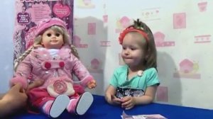 Обзор ИНТЕРАКТИВНОЙ куклы Ксюши вместе с Бусинкой!INTERACTIVE Doll with Bead!