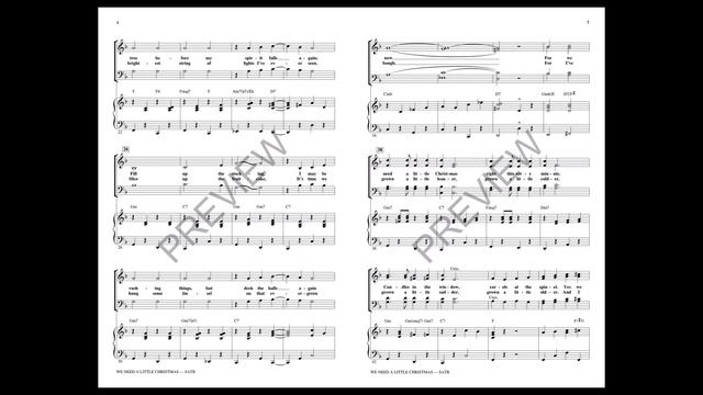 We Need a Little Christmas (SATB Choir) - Arranged by Mac Huff смотреть онлайн