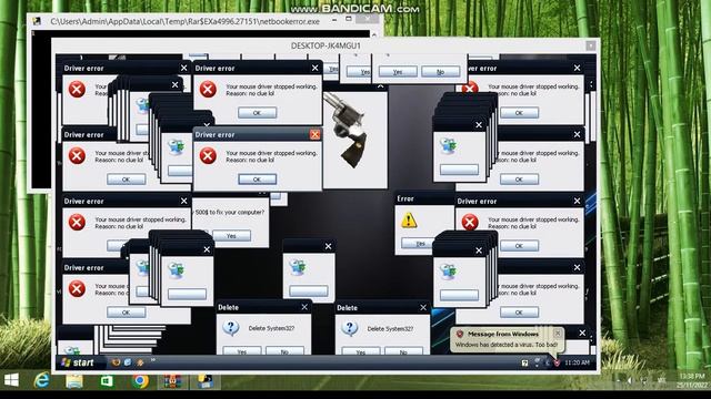 Windows Vista black Crazy Error x2 смотреть онлайн