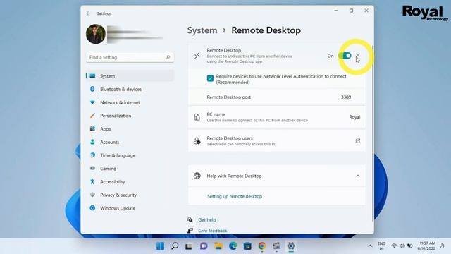 How to enable Remote Desktop on Windows 11 ( New 2022 ) смотреть онлайн