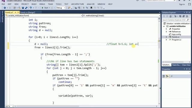 Variable Initialization using Patron Matching in C# смотреть онлайн