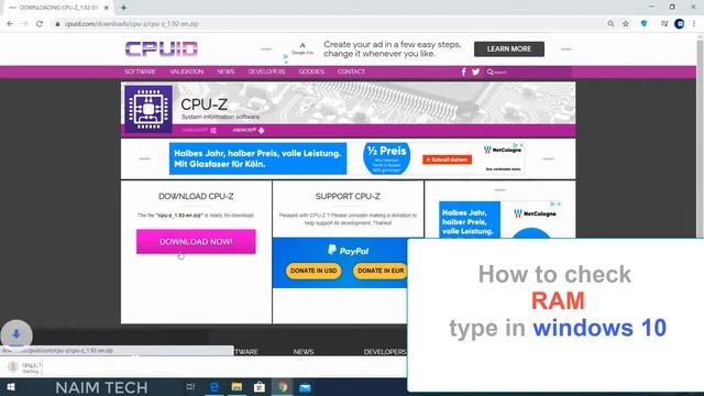 How to check [ RAM ] type | DDR3 / DDR4 in windows 10 смотреть онлайн