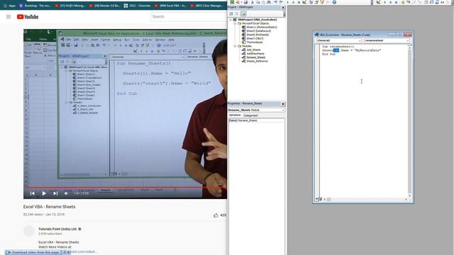 13.VBA-EXCEL-How to Rename Sheets in VBA | VBA EXCEL KHMER 2022 смотреть онлайн
