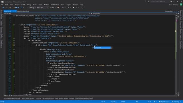 C# WPF UI Tutorials: 18 - Styling Scrollbars Custom смотреть онлайн