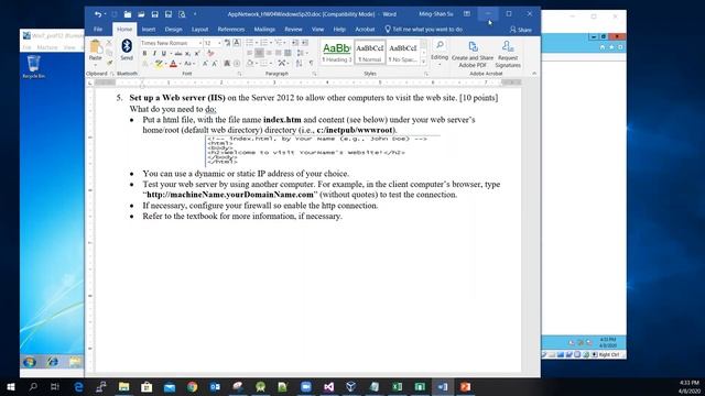 Validate IIS Web Server on Windows Network смотреть онлайн