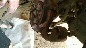 Обслуживание переднего суппорта Мазда 6 gg