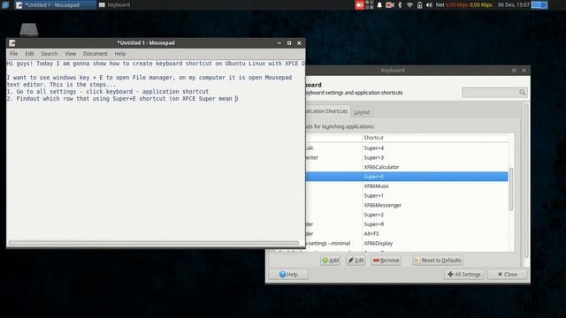 Use Windows Key + E to Open File Manager on Ubuntu with XFCE4 смотреть онлайн