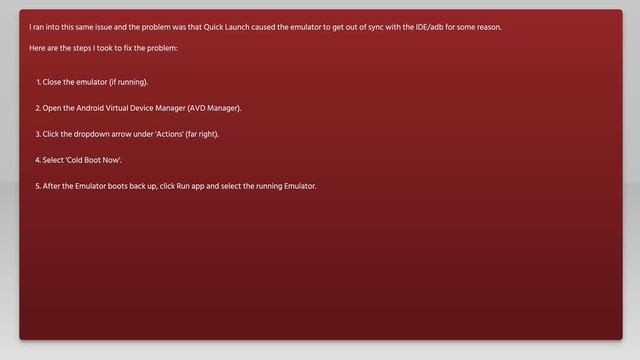 Android Studio Emulator wont start "Waiting for target device to come online" смотреть онлайн