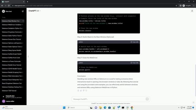 selenium new window url смотреть онлайн