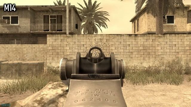 Call of Duty MW1 vs MW2 vs MW3 - Weapons Comparison смотреть онлайн
