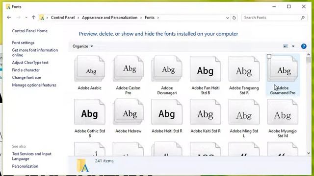 Windows 10 - Installing Fonts смотреть онлайн
