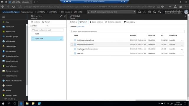 Big Data - Lab 1 - E3T5: Copy to Blob смотреть онлайн