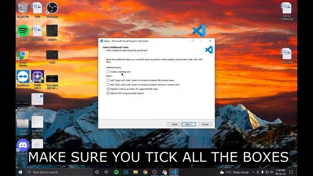 how to install visual studio in windows 10 | MAC | vs code | TECHINSAAN | PYTHON #vscode #windows смотреть онлайн