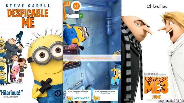 Minion Rush Despicable Me Funny Mobile Kids Movie Game Epic Fail смотреть онлайн