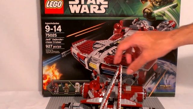 LEGO Star Wars 75025 Jedi Defender-class Cruiser™ Review смотреть онлайн