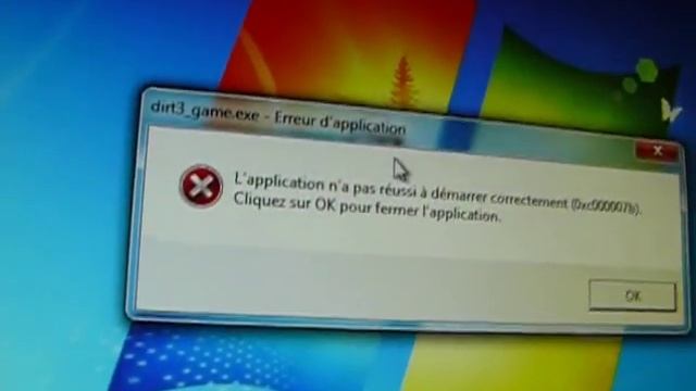 Erreur 0xc000007b Dirt 3 смотреть онлайн