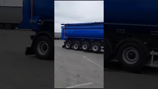 Сцепка Shacman X6000 + самосвальный полуприцеп Тонар