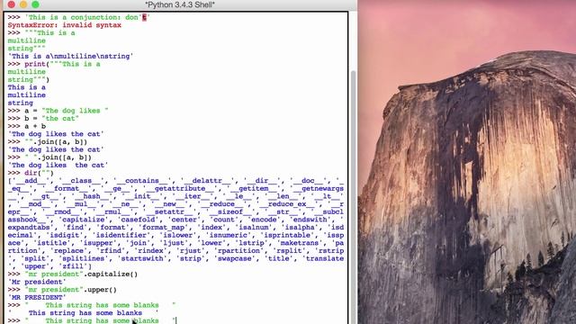 Python 101 Strings (Rough Cut #2) смотреть онлайн