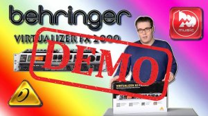 ПРОЦЕССОР ЭФФЕКТОВ BEHRINGER FX2000 VIRTUALIZER 3D - демонстрация звучания