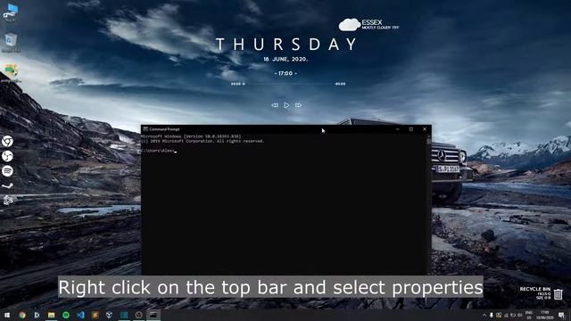 How to change CMD prompt text colour, font and background Windows 10 смотреть онлайн