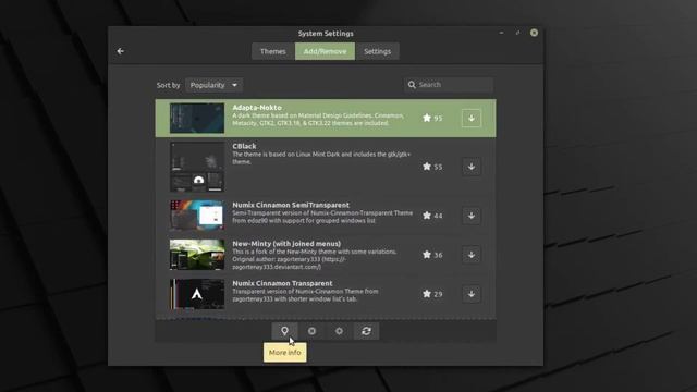 Linux Mint Cinnamon 20.1 - Customise Theme & Colours in 90 seconds смотреть онлайн