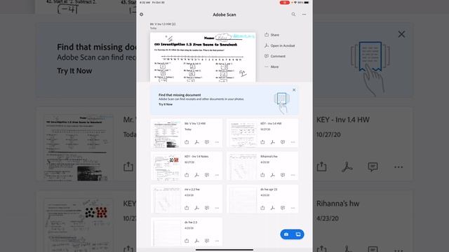 Submitting Assignments to Classroom Using Adobe Scan смотреть онлайн