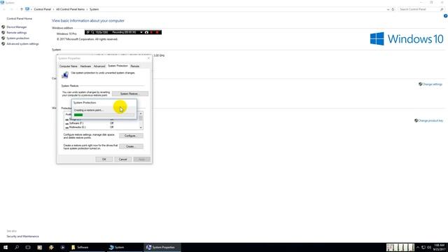 Create system restore in Windows 10 смотреть онлайн