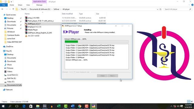 how to install kmplayer for windows HO ! কে এম প্লেয়ার কি ভাবে install করবেন। смотреть онлайн