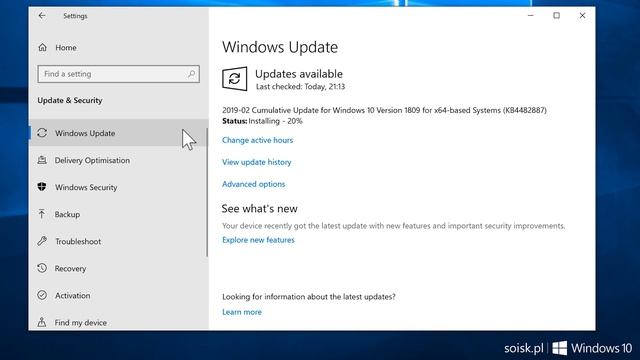 How to install new cumulative update KB4482887 build 17763.348 for Windows 10 version 1809. смотреть онлайн