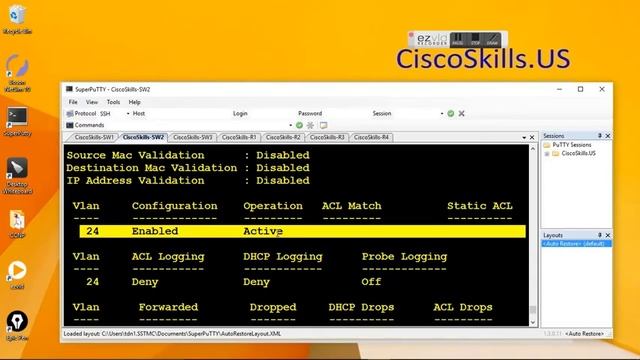 Dynamic ARP Inspection - Configuration and see how DAI works in action смотреть онлайн