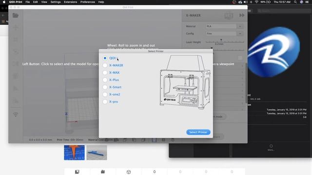 3D Printing: Setting Up QIDI Print Software and Slicing - MAC смотреть онлайн