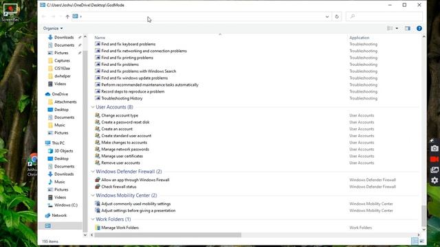Godmode in windows... смотреть онлайн