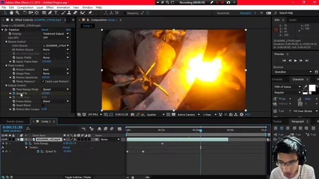 HOW TO SUPER SLOW MO USING 60 FPS FOOTAGE TUTORIAL [TWIXTOR AFTER EFFETCS PLUGIN] - RD5500 смотреть онлайн