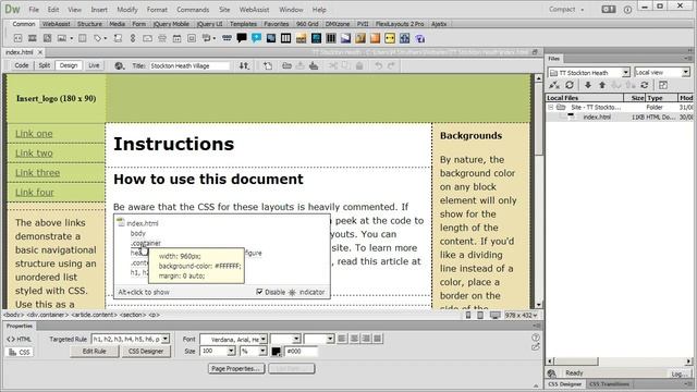 Adobe Dreamweaver Training (Document Window Options) Part 23 of 51 смотреть онлайн