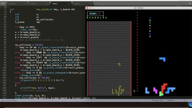 tetris game from scratch смотреть онлайн