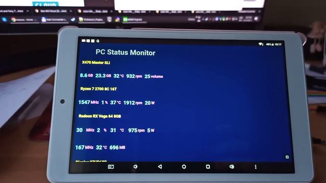 Arduino PC status monitor with AIDA64 and ESP8266 WiFi смотреть онлайн