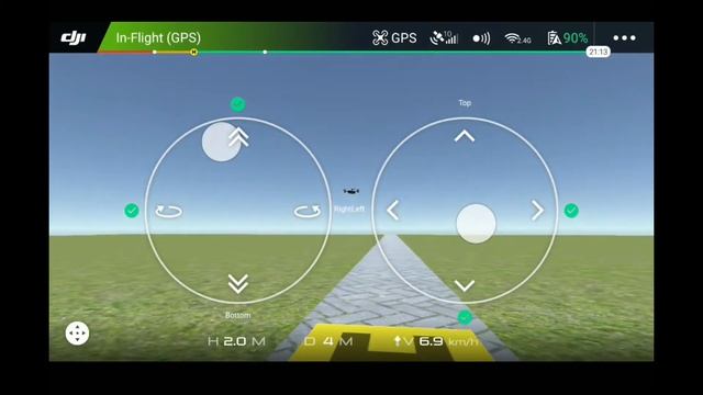 DJI GO App Drone flight simulator смотреть онлайн
