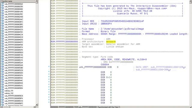 [IDA] Загрузка ядра arm64. Load arm64 kernel. смотреть онлайн