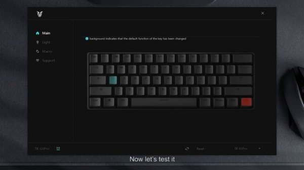 TK61 Pro Mechanical Keyboard - Macro