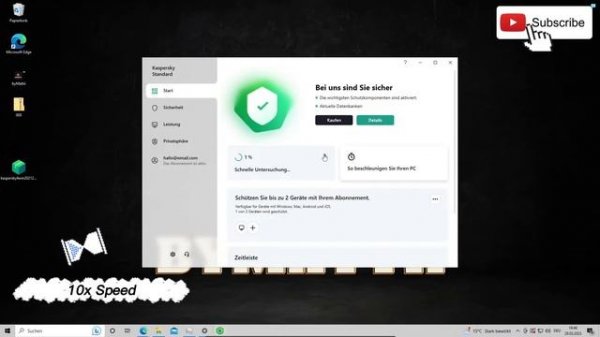 Kaspersky Antivirus vs 000.exe Virus