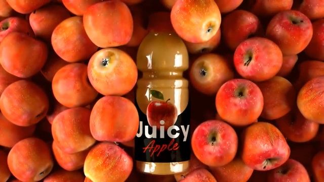 Red Apple Juice Bottle Label Mockup (After Effects template) смотреть онлайн