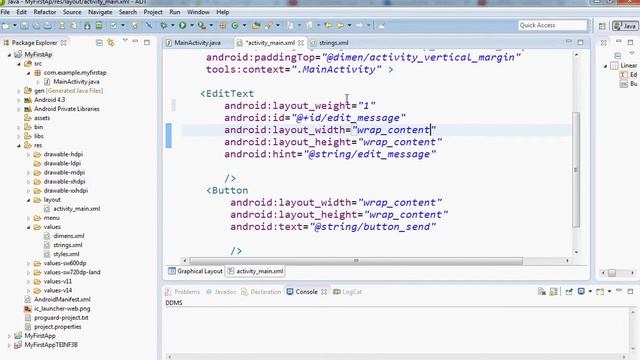 Programmering Android layout weight version22 смотреть онлайн