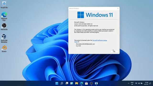 Windows 11 21H2 (OS Build 22000.51) смотреть онлайн